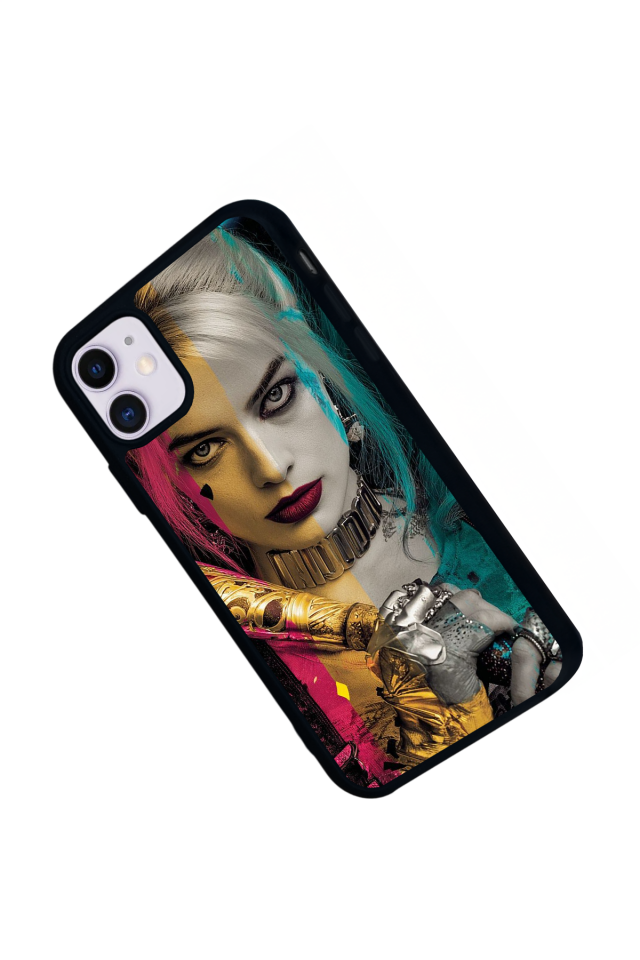 iPhone 11 Uyumlu HarleyQueen Tasarımlı Glossy Premium Kılıf