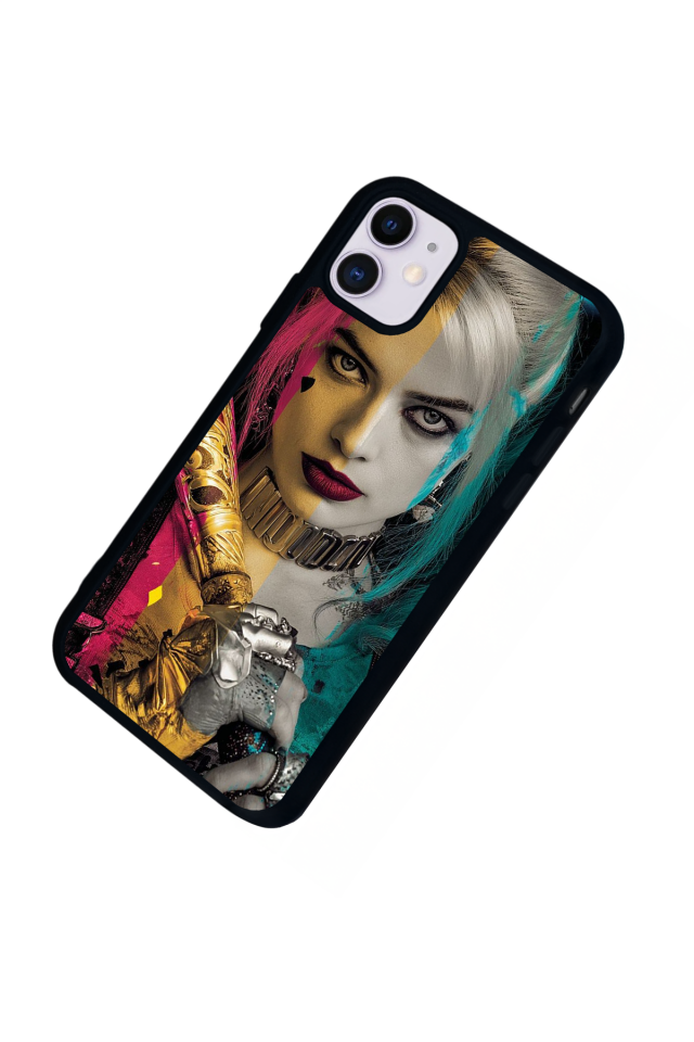 iPhone 11 Uyumlu HarleyQueen Tasarımlı Glossy Premium Kılıf