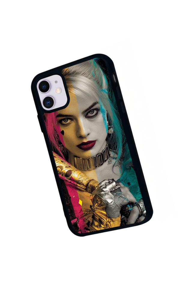 iPhone 11 Uyumlu HarleyQueen Tasarımlı Glossy Premium Kılıf