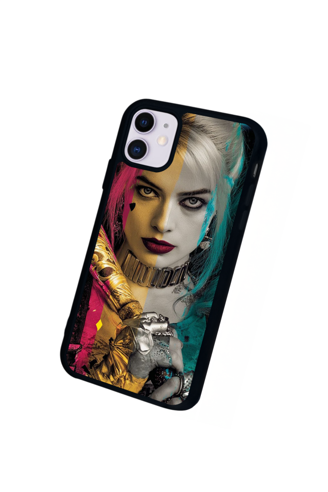 iPhone 11 Uyumlu HarleyQueen Tasarımlı Glossy Premium Kılıf