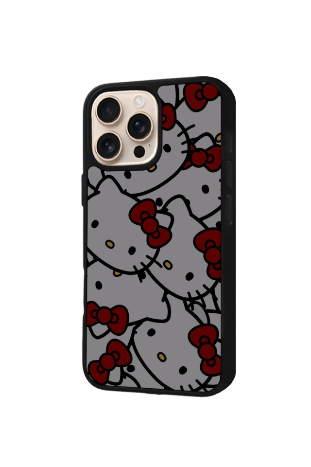 iPhone 14 Pro Uyumlu HelloKitty Tasarımlı Glossy Premium Kılıf