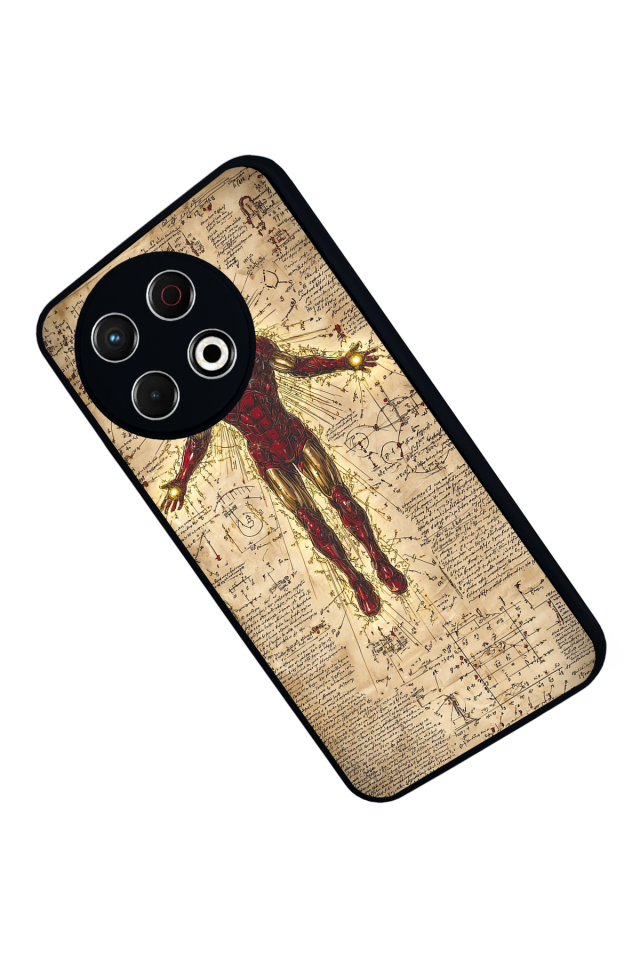 Tecno Spark 30 Pro Uyumlu Iron Man ( Demir Adam ) Tasarımlı Glossy Premium Kılıf