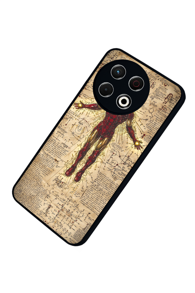 Tecno Spark 30 Pro Uyumlu Iron Man ( Demir Adam ) Tasarımlı Glossy Premium Kılıf