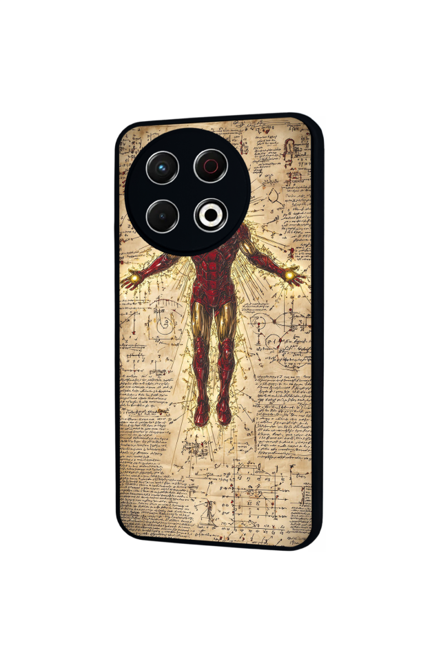 Tecno Spark 30 Pro Uyumlu Iron Man ( Demir Adam ) Tasarımlı Glossy Premium Kılıf