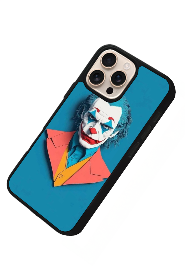 iPhone 16 Pro Uyumlu Joker Tasarımlı Glossy Premium Kılıf