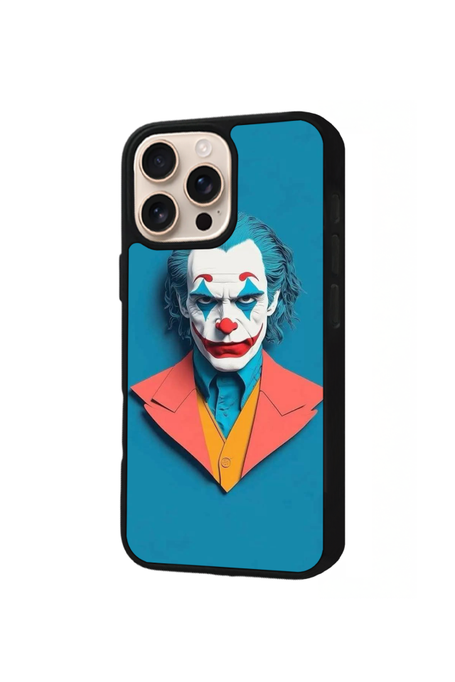 iPhone 16 Pro Uyumlu Joker Tasarımlı Glossy Premium Kılıf