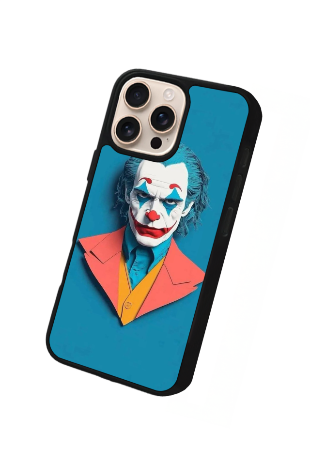 iPhone 16 Pro Uyumlu Joker Tasarımlı Glossy Premium Kılıf