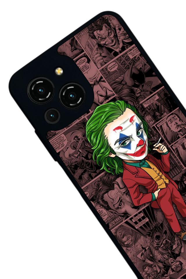 Reeder S23 Pro Max Uyumlu Joker Tasarımlı Glossy Premium Kılıf