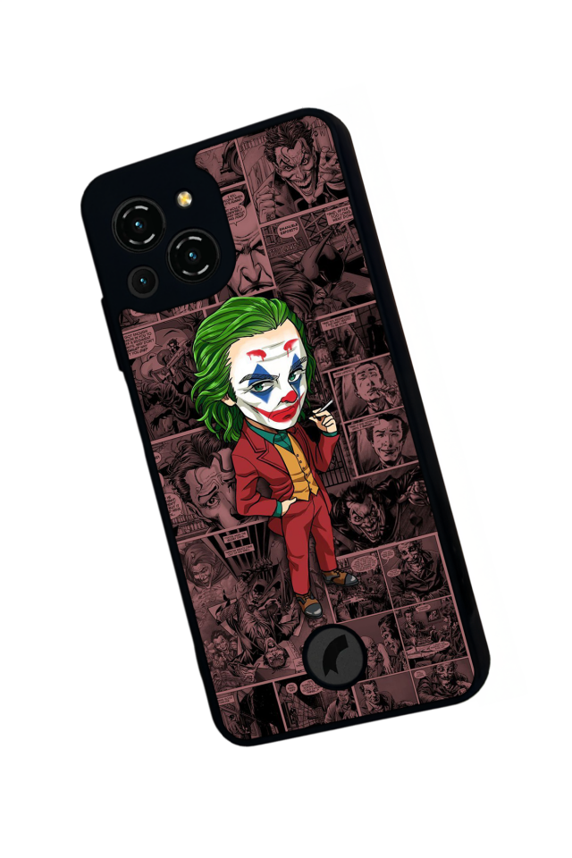 Reeder S23 Pro Max Uyumlu Joker Tasarımlı Glossy Premium Kılıf