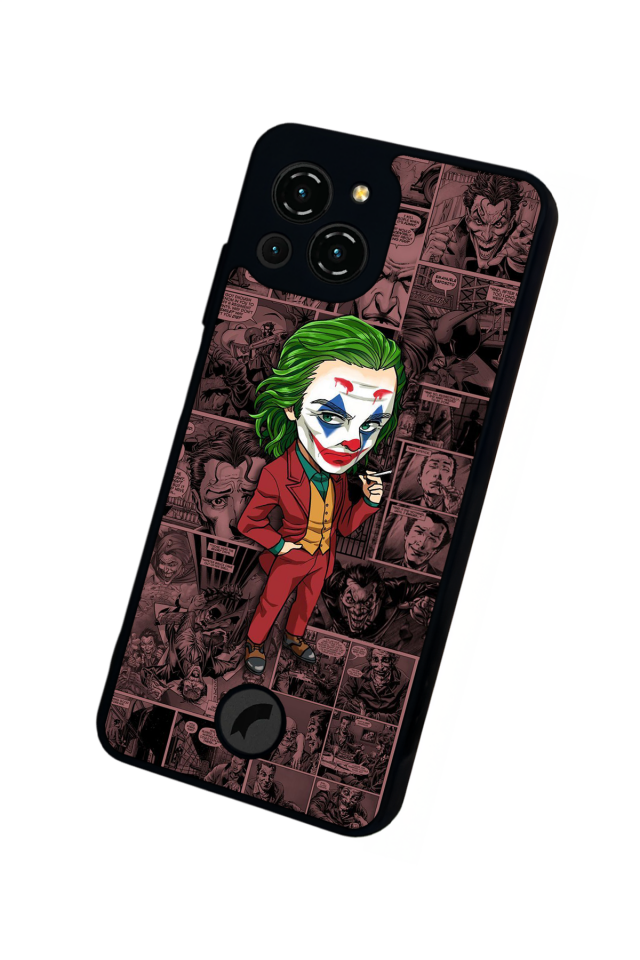 Reeder S23 Pro Max Uyumlu Joker Tasarımlı Glossy Premium Kılıf