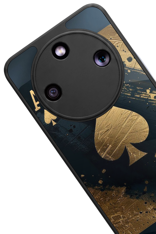 Honor Magic 8 Lite Uyumlu Kart Tasarımlı Glossy Premium Kılıf