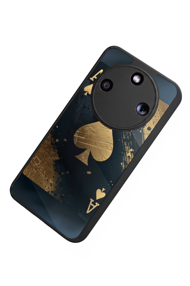 Honor Magic 8 Lite Uyumlu Kart Tasarımlı Glossy Premium Kılıf