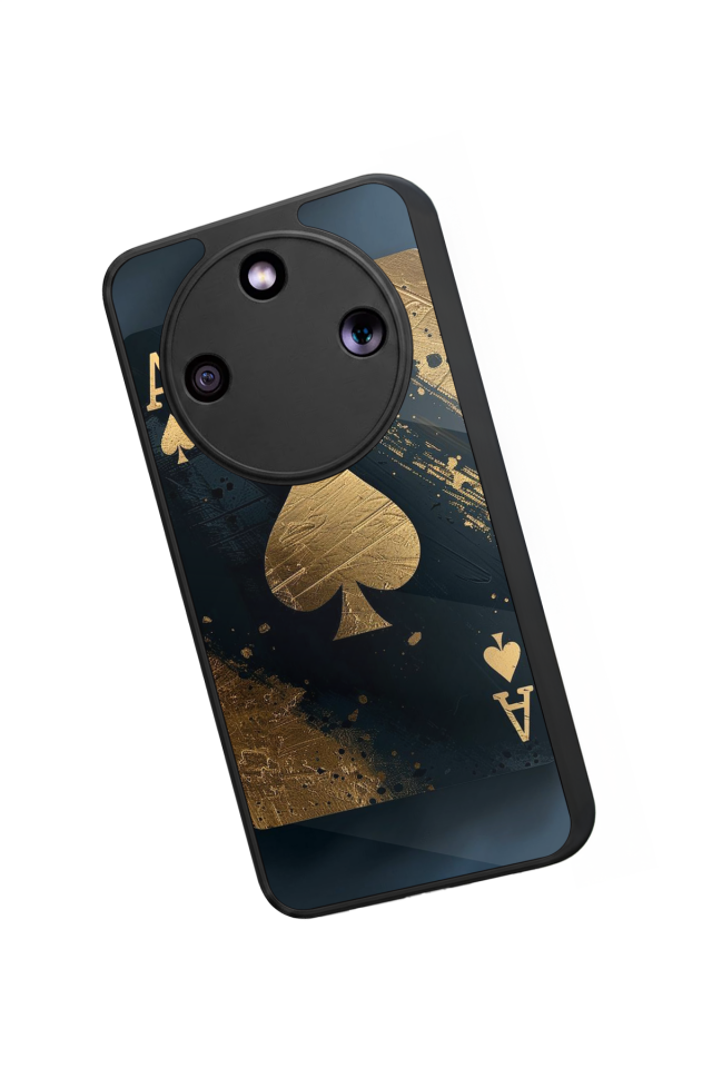 Honor Magic 8 Lite Uyumlu Kart Tasarımlı Glossy Premium Kılıf