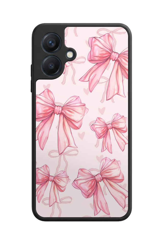 Samsung Galaxy A07 Uyumlu Kurdele Tasarımlı Glossy Premium Kılıf