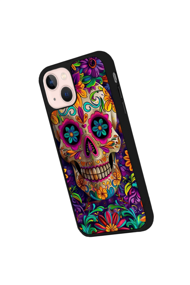 iPhone 15 Plus Uyumlu KuruKafa Tasarımlı Glossy Premium Kılıf