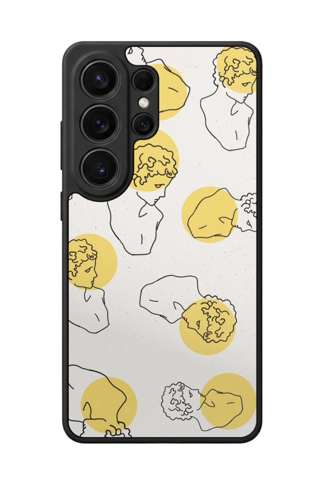 Samsung Galaxy S26 Ultra Uyumlu Line Art Tasarımlı Glossy Premium Kılıf