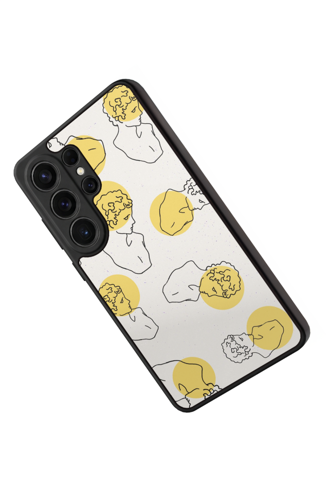 Samsung Galaxy S26 Ultra Uyumlu Line Art Tasarımlı Glossy Premium Kılıf