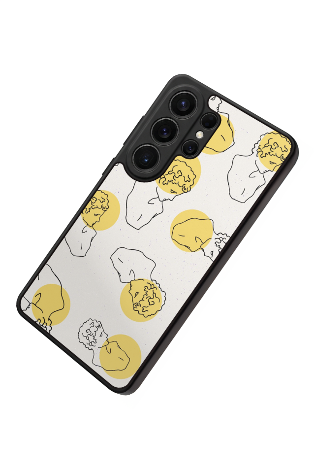 Samsung Galaxy S26 Ultra Uyumlu Line Art Tasarımlı Glossy Premium Kılıf