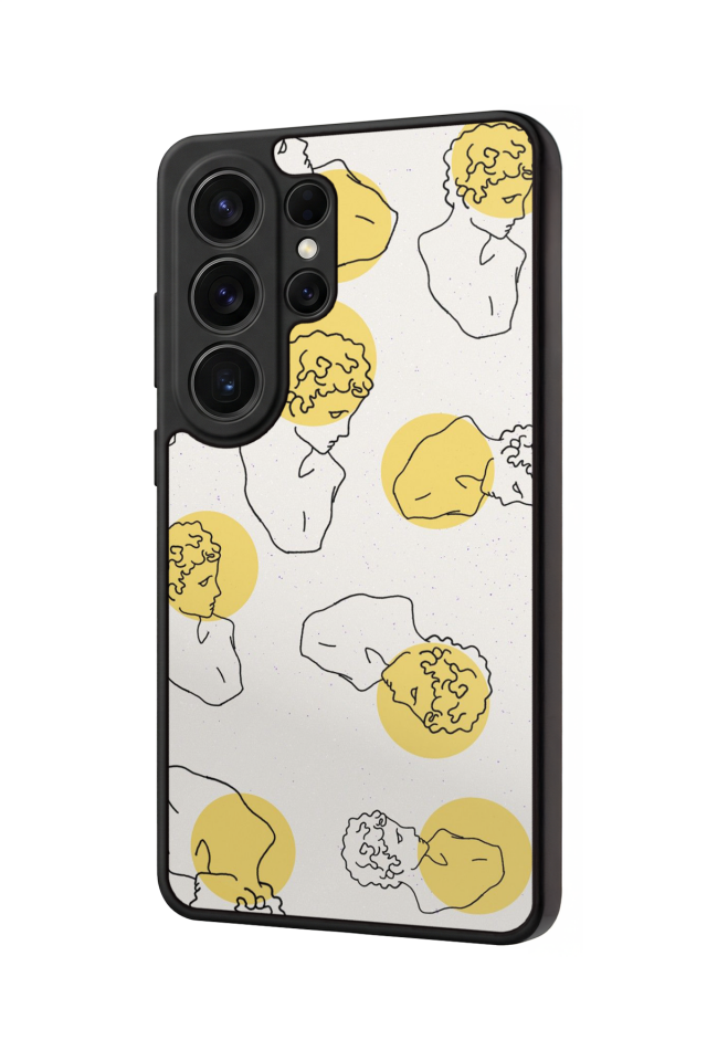 Samsung Galaxy S26 Ultra Uyumlu Line Art Tasarımlı Glossy Premium Kılıf