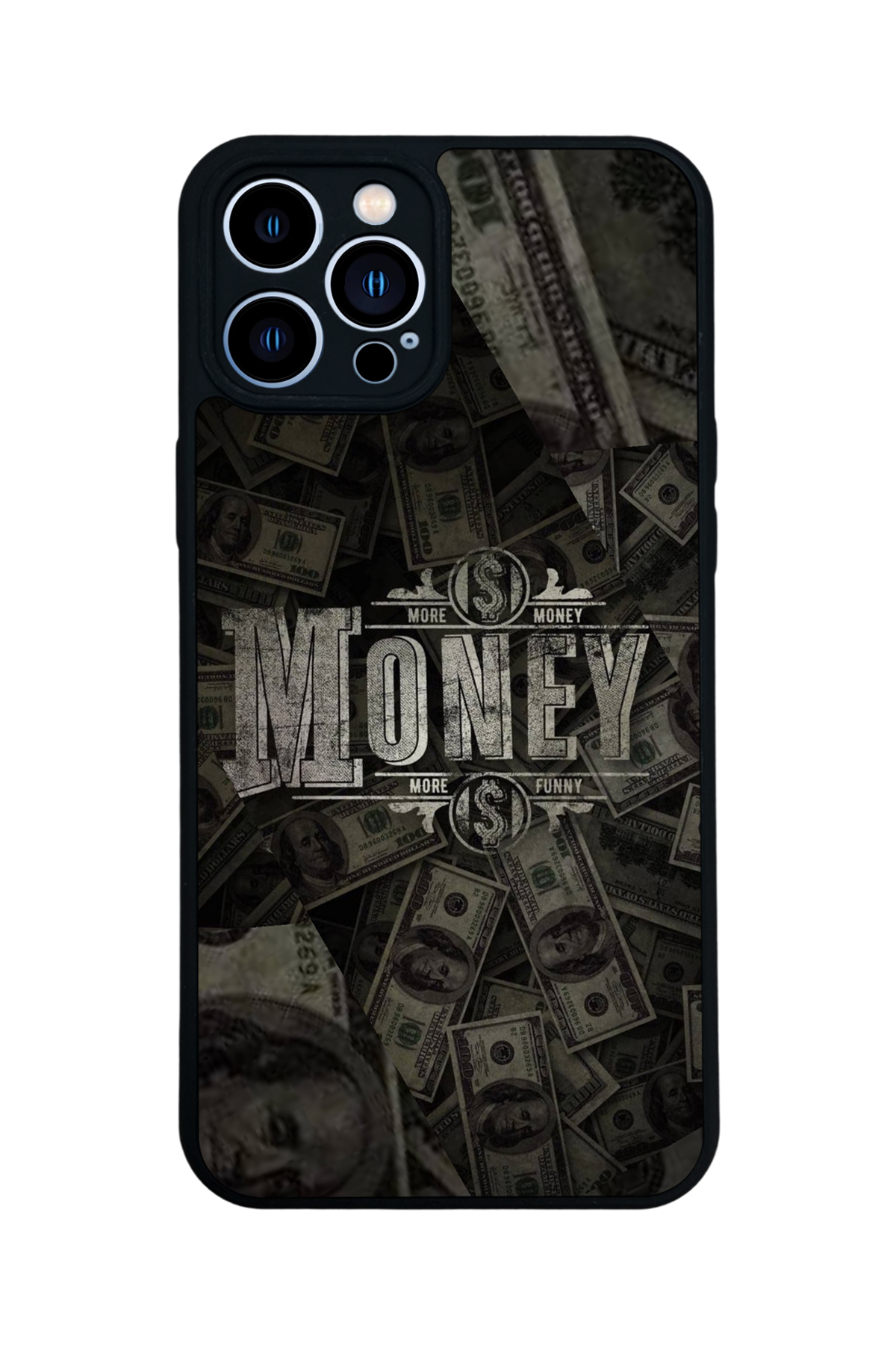 iPhone 12 Pro Max Uyumlu Money Para Tasarımlı Glossy Premium Kılıf