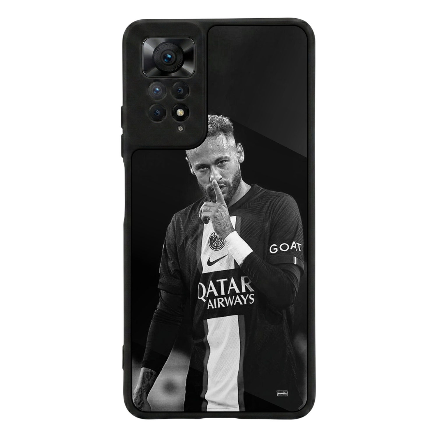 Xiaomi Redmi Note 12 Pro Uyumlu Neymar Tasarımlı Glossy Premium Kılıf