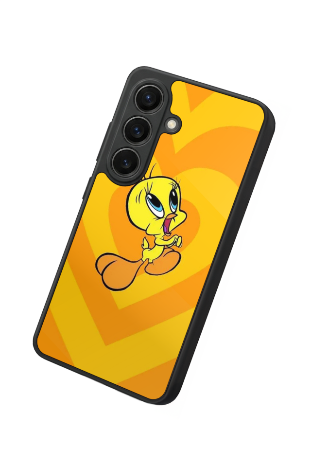 Samsung Galaxy S26 Uyumlu Tweety Tasarımlı Glossy Premium Kılıf
