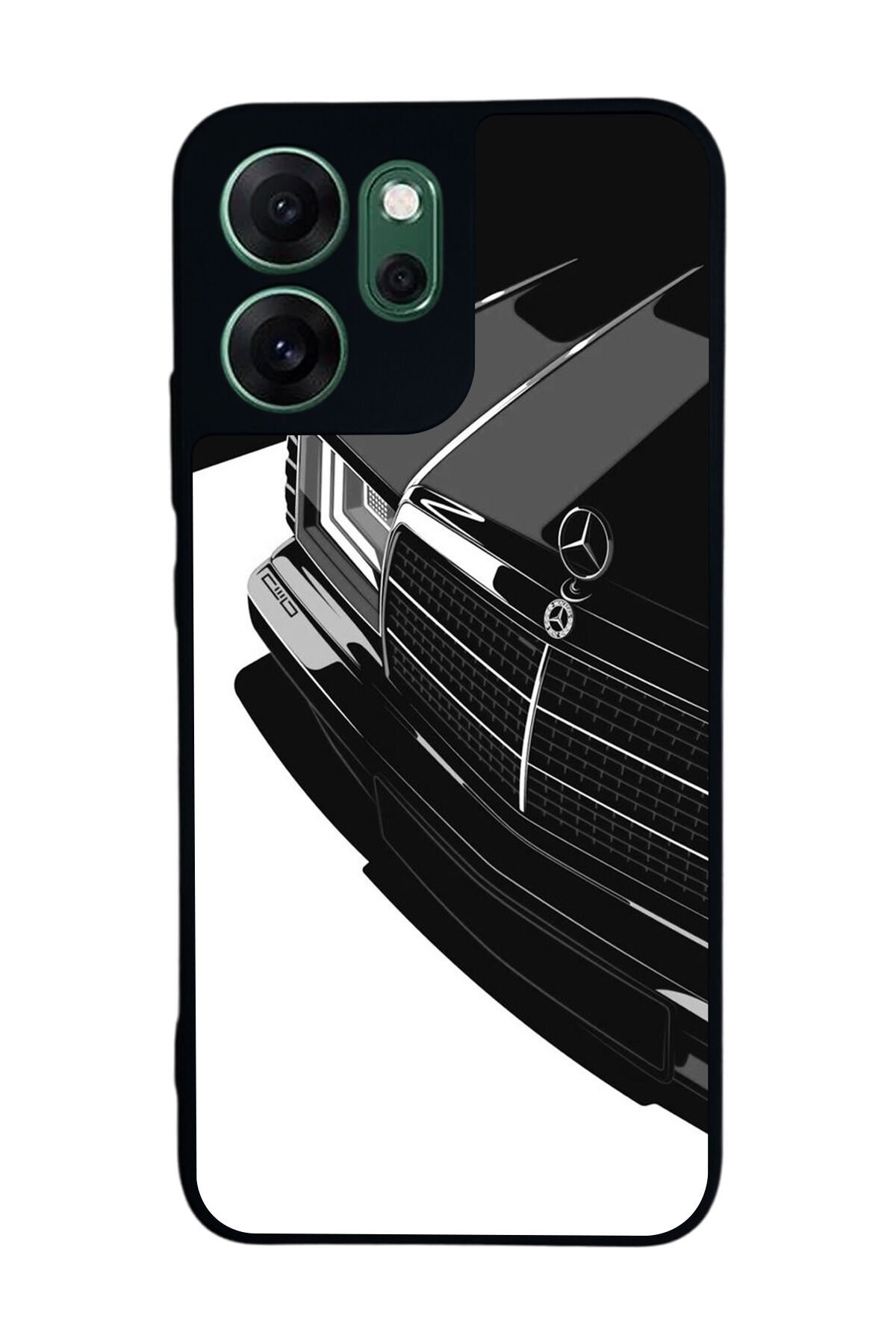 Oppo Reno 14F Uyumlu Mercedes Tasarımlı Glossy Premium Kılıf