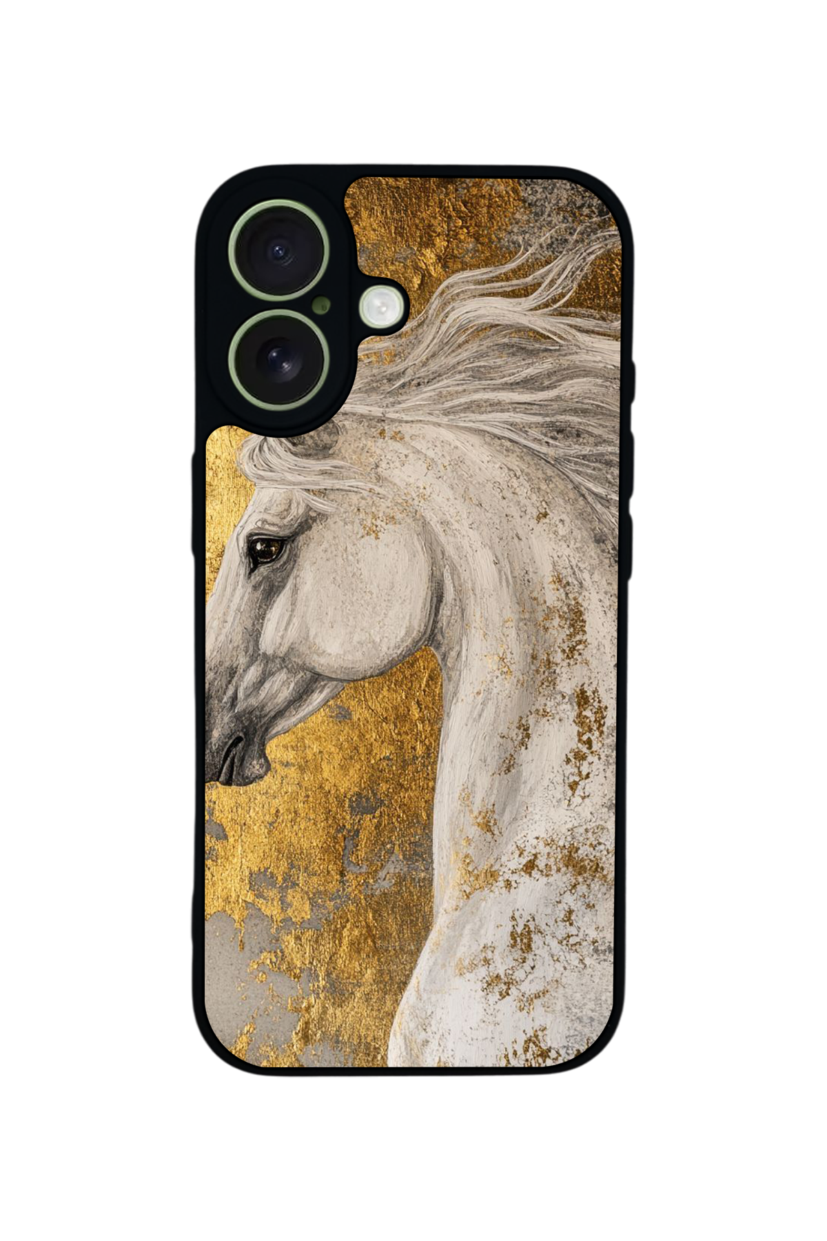 iPhone 17 Uyumlu At Horse Tasarımlı Glossy Premium Kılıf