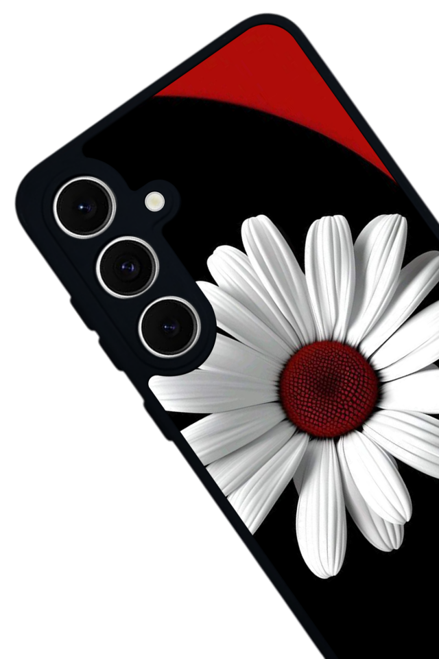 Samsung Galaxy A16 Uyumlu Cicek Tasarımlı Glossy Premium Kılıf