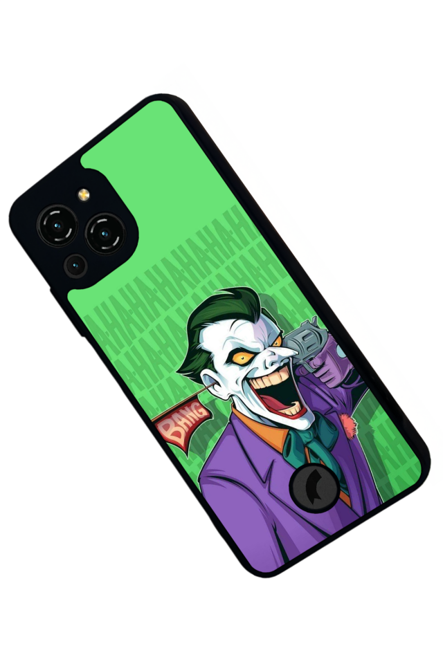 Reeder S23 Pro Max Uyumlu Joker Tasarımlı Glossy Premium Kılıf