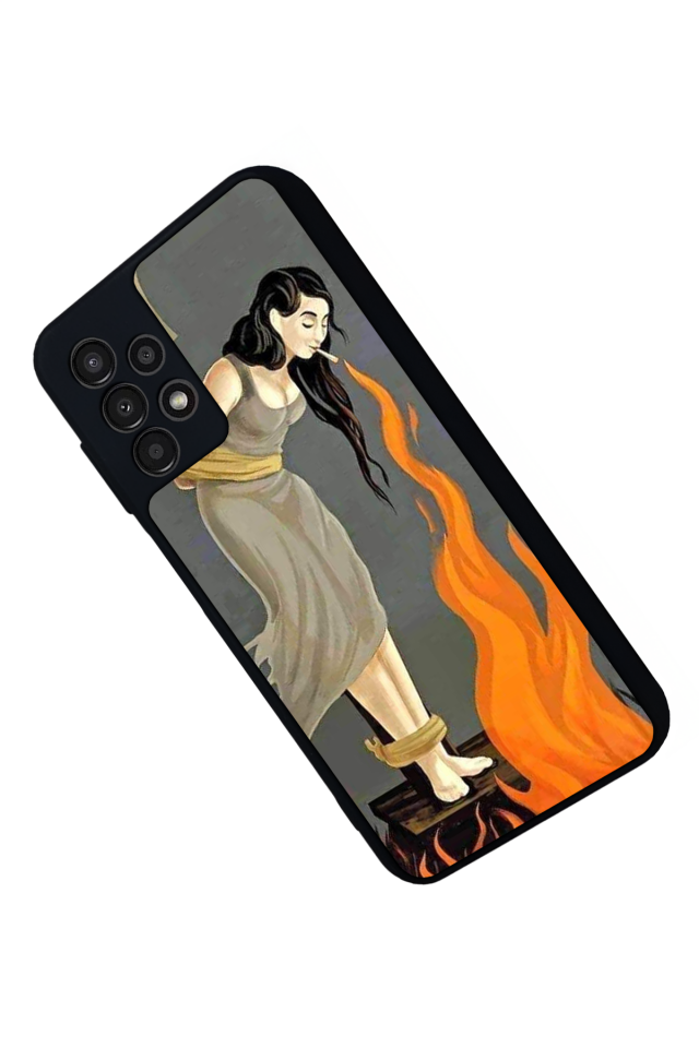 Samsung Galaxy A23 Uyumlu Kalp Love Tasarımlı Glossy Premium Kılıf