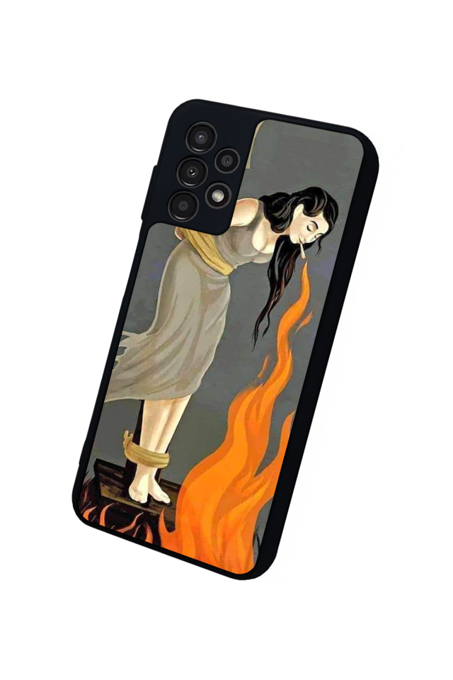 Samsung Galaxy A23 Uyumlu Kalp Love Tasarımlı Glossy Premium Kılıf
