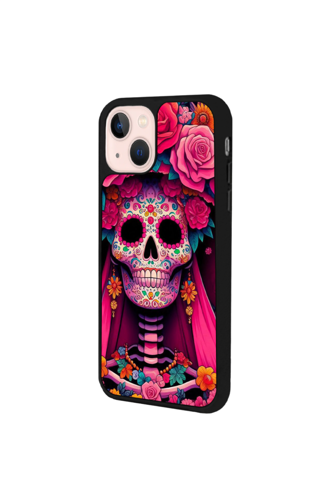 iPhone 15 Plus Uyumlu KuruKafa Tasarımlı Glossy Premium Kılıf