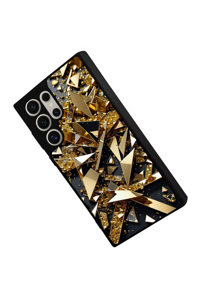 Samsung Galaxy S24 Ultra Uyumlu Mermer Marble Tasarımlı Glossy Premium Kılıf