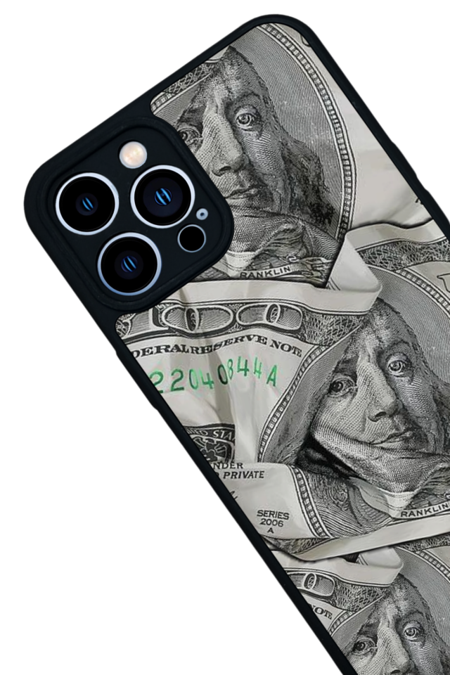 iPhone 12 Pro Max Uyumlu Money Para Tasarımlı Glossy Premium Kılıf