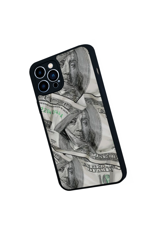 iPhone 12 Pro Max Uyumlu Money Para Tasarımlı Glossy Premium Kılıf