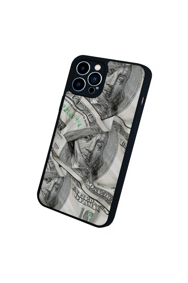 iPhone 12 Pro Max Uyumlu Money Para Tasarımlı Glossy Premium Kılıf
