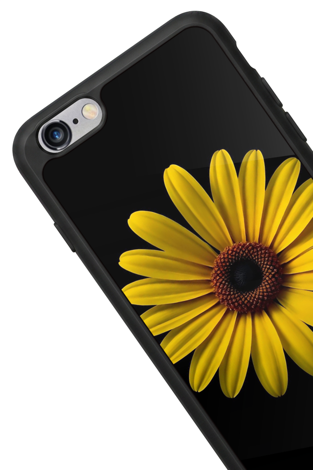 iPhone 6 Plus Uyumlu Papatya Tasarımlı Glossy Premium Kılıf