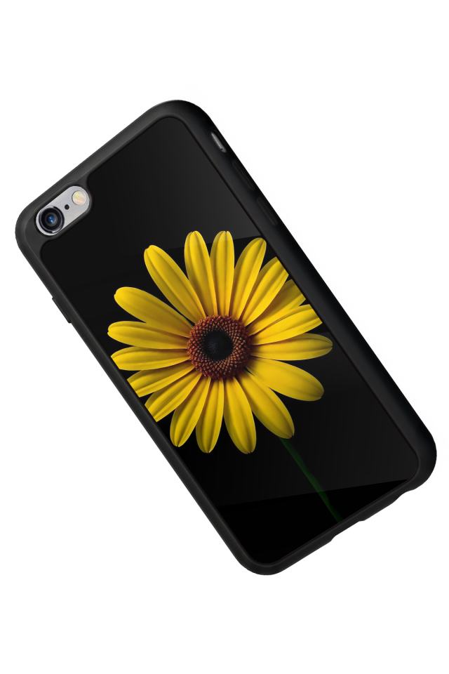 iPhone 6 Plus Uyumlu Papatya Tasarımlı Glossy Premium Kılıf