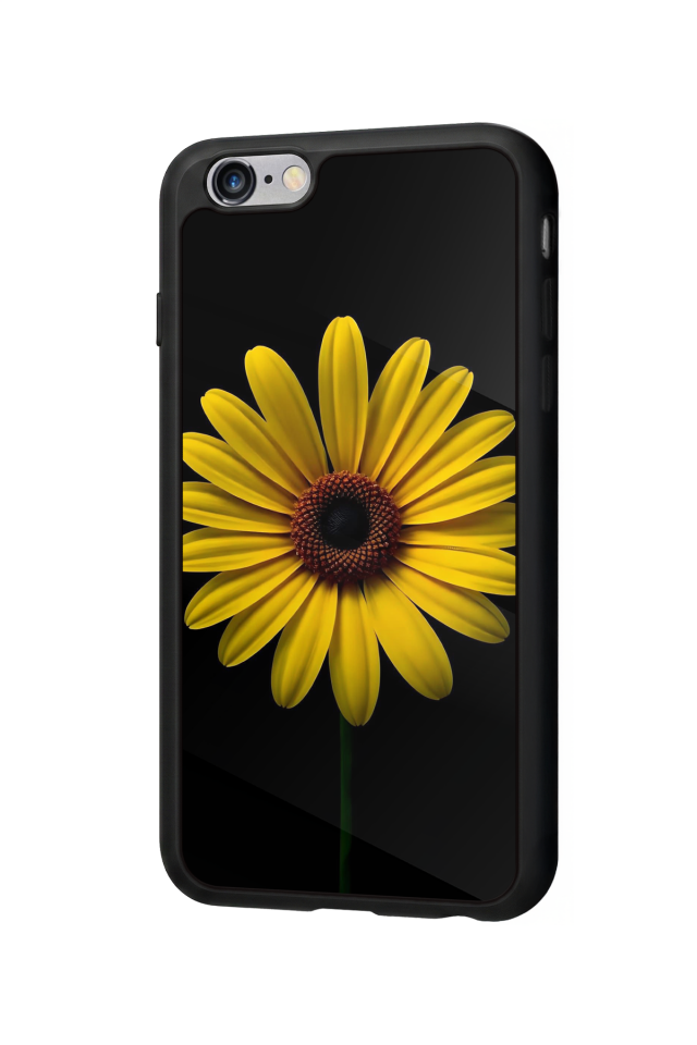 iPhone 6 Plus Uyumlu Papatya Tasarımlı Glossy Premium Kılıf