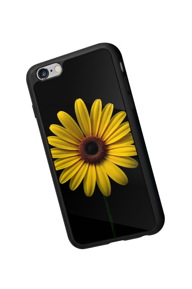 iPhone 6 Plus Uyumlu Papatya Tasarımlı Glossy Premium Kılıf
