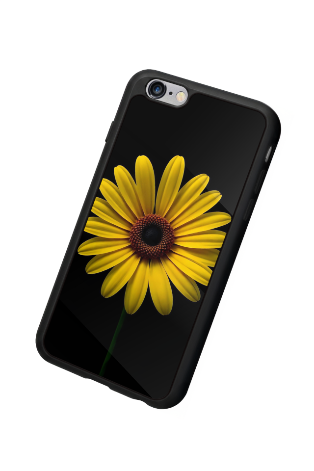 iPhone 6 Plus Uyumlu Papatya Tasarımlı Glossy Premium Kılıf