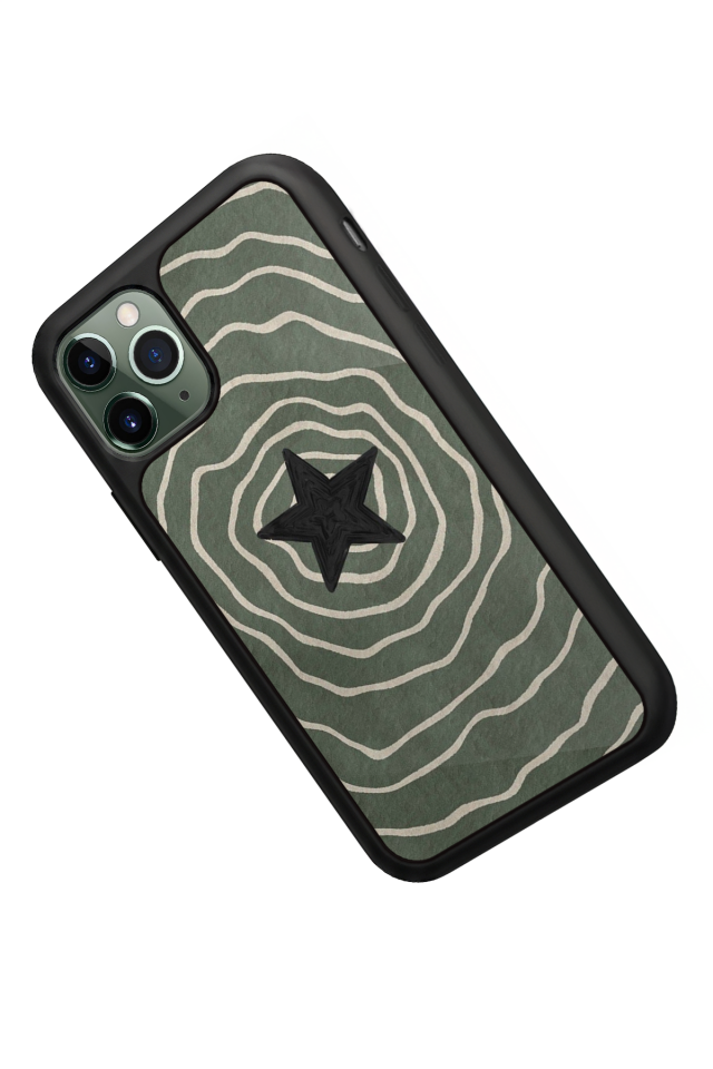 iPhone 11 Pro Uyumlu Retro Yildizlar Tasarımlı Glossy Premium Kılıf