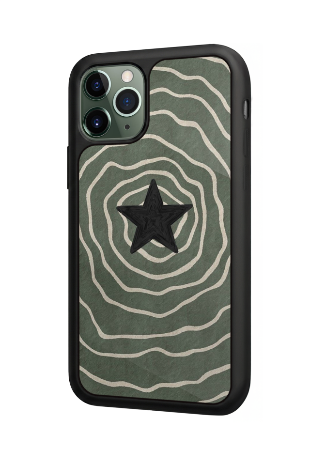 iPhone 11 Pro Uyumlu Retro Yildizlar Tasarımlı Glossy Premium Kılıf