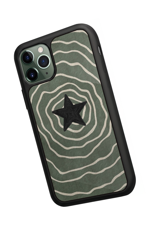 iPhone 11 Pro Uyumlu Retro Yildizlar Tasarımlı Glossy Premium Kılıf