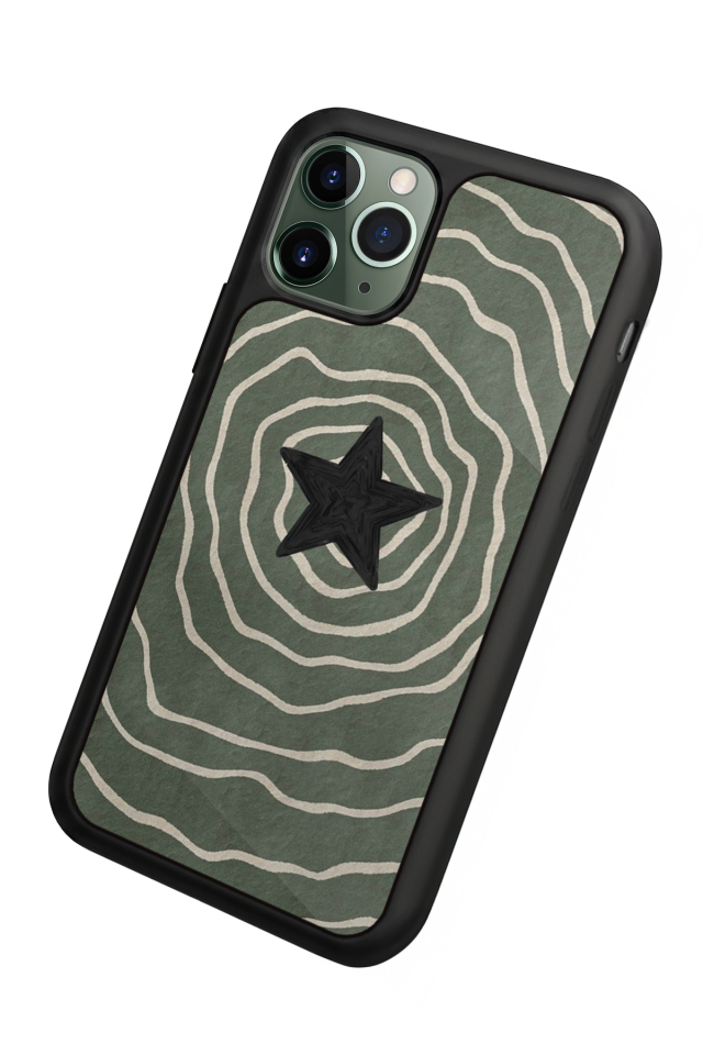 iPhone 11 Pro Uyumlu Retro Yildizlar Tasarımlı Glossy Premium Kılıf