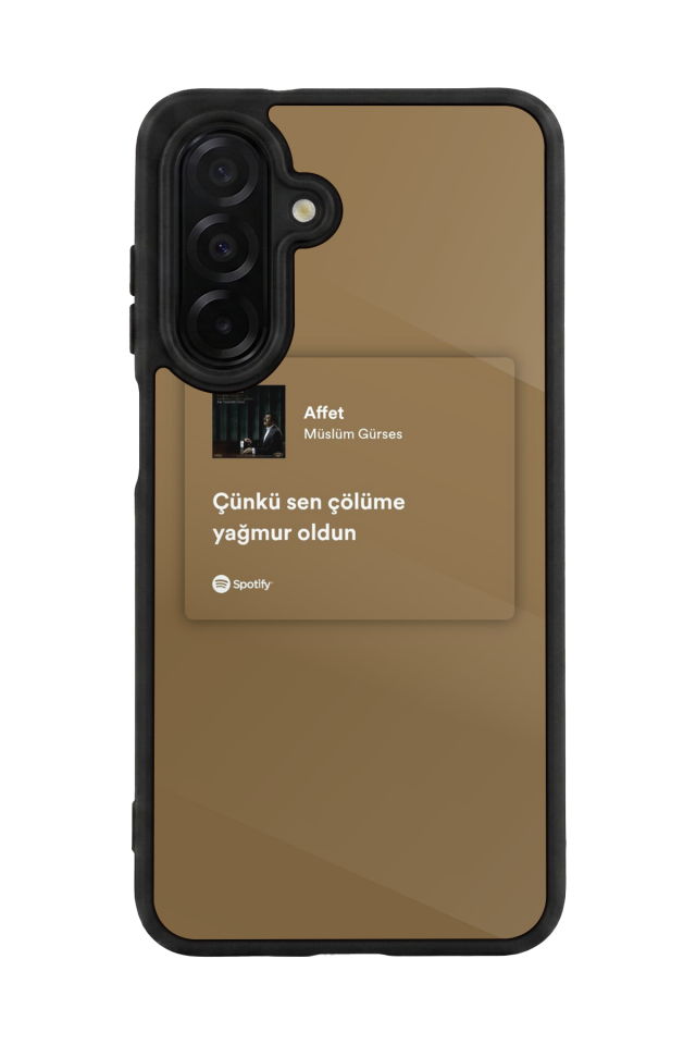 Samsung Galaxy A56 Uyumlu Sarki Sozleri Tasarımlı Glossy Premium Kılıf