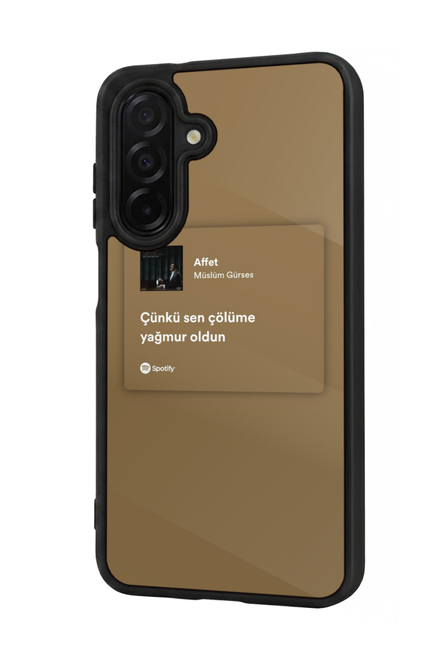 Samsung Galaxy A56 Uyumlu Sarki Sozleri Tasarımlı Glossy Premium Kılıf