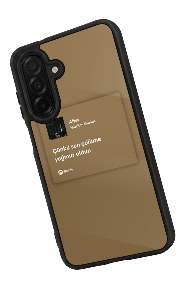 Samsung Galaxy A56 Uyumlu Sarki Sozleri Tasarımlı Glossy Premium Kılıf