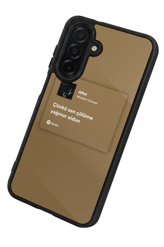 Samsung Galaxy A56 Uyumlu Sarki Sozleri Tasarımlı Glossy Premium Kılıf
